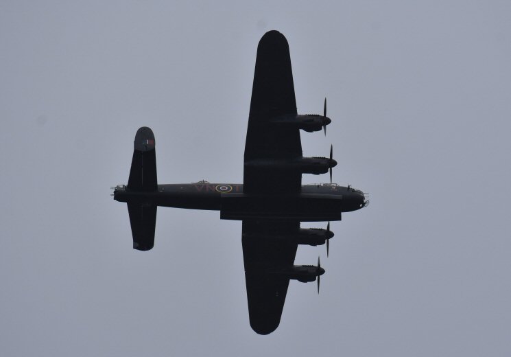Lancaster flying