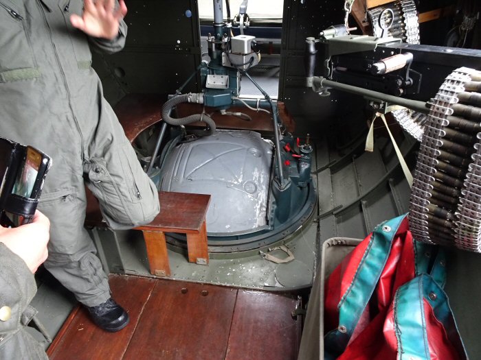 B-17 top of ball turret