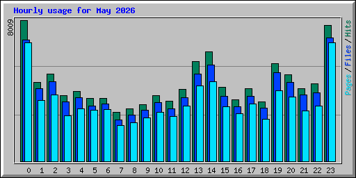Hourly usage for May 2026